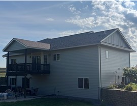 Gutters, Roofing Project in Garretson, SD by Woods Roofing