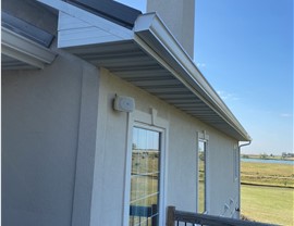 Gutters, Roofing Project in Humboldt, SD by Woods Roofing