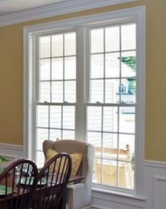 Double Hung Replacement Windows with Grids