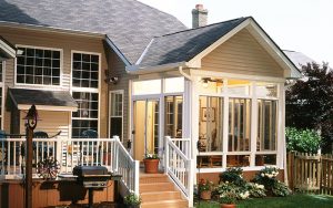 Year Round Sunroom with Deck
