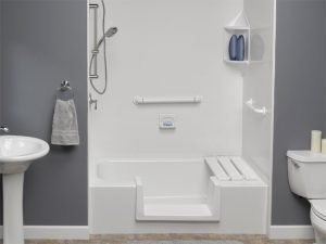 Walk In Shower with Bench