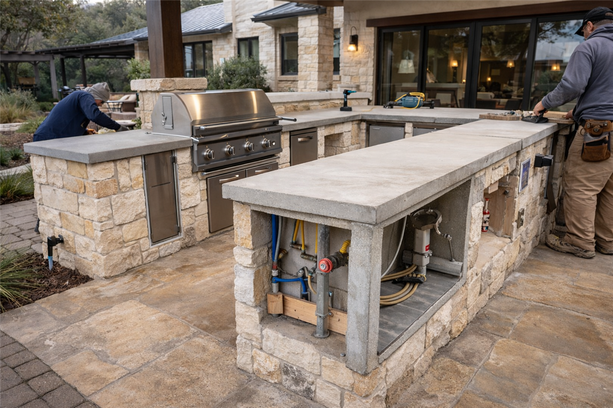 Outdoor Kitchens in Austin: What You Can (and Should) Build During Cooler Months