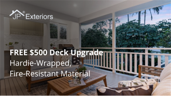Free $500 decking upgrade in austin tx