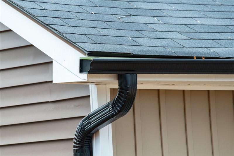 K-style seamless gutters installed in Austin