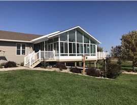 Sunroom Project in Harrisburg, SD by Juranek Home Improvements