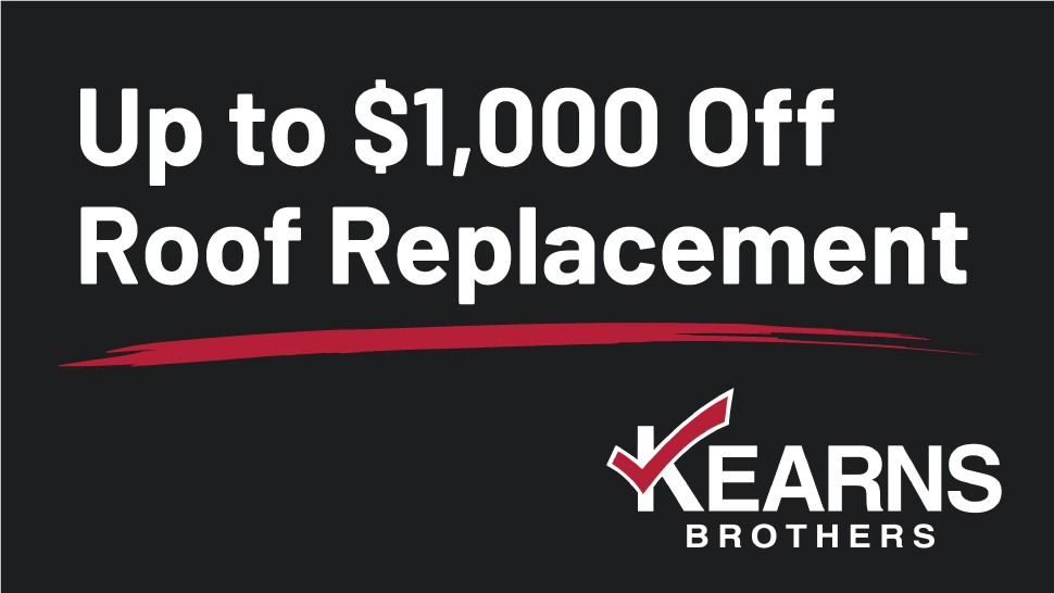 Save Up to $1,000 off a Roof Replacement!*