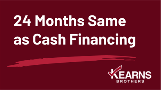 24 Months Same as Cash Financing