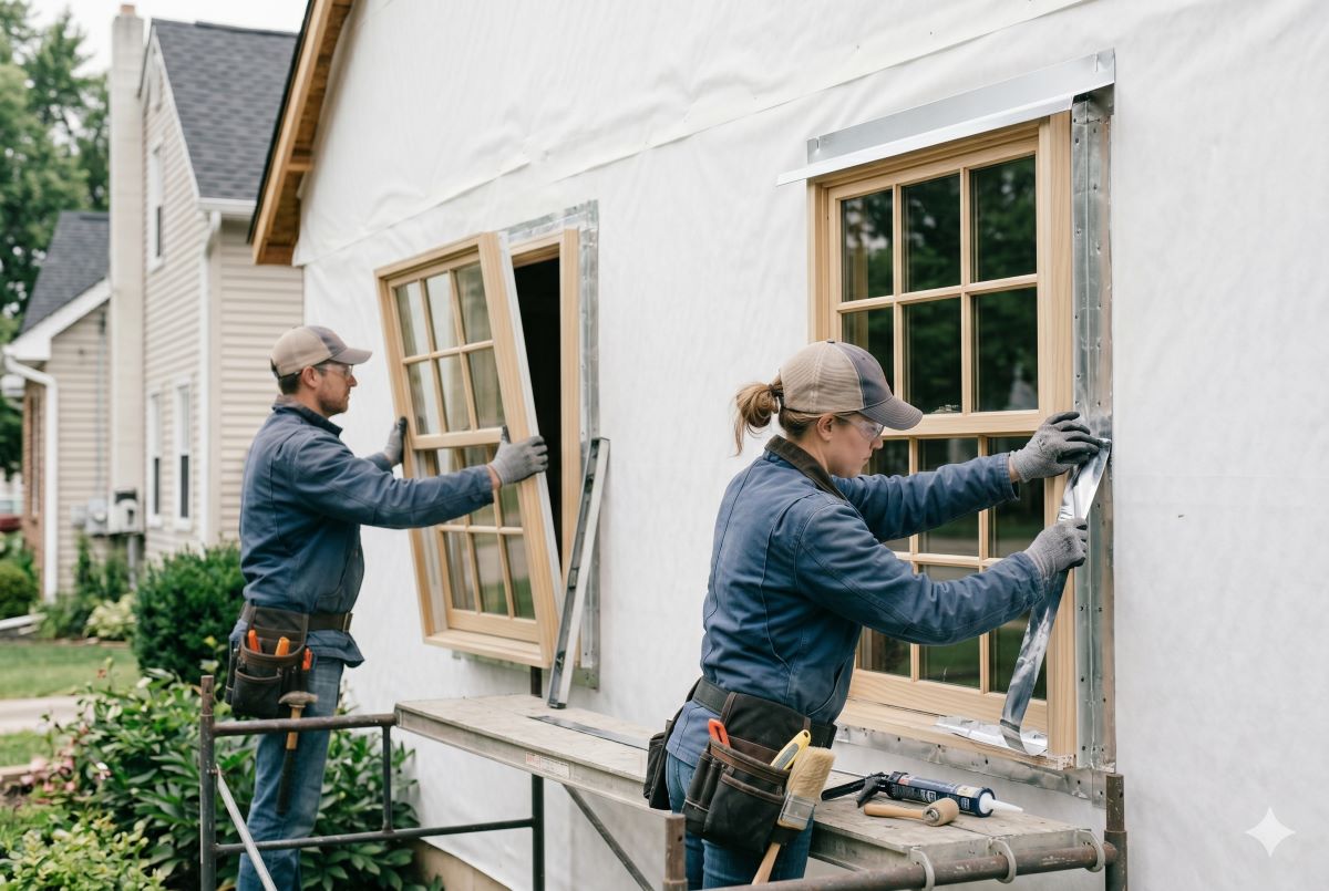Waterproofing & Resetting Windows