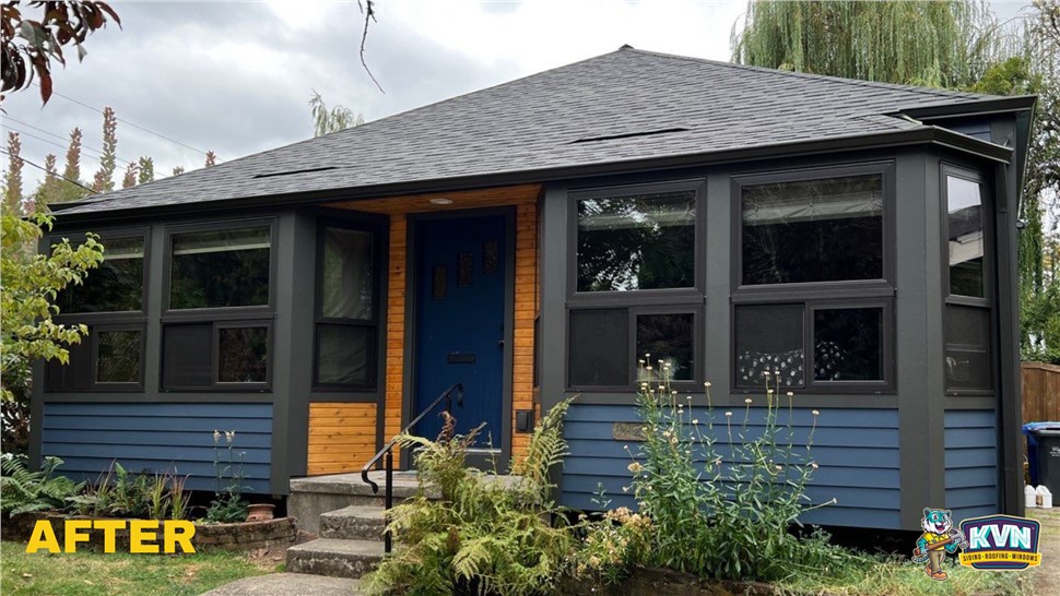 Gutters, Painting, Roofing, Siding, Windows Project in Portland, Oregon by KVN Construction