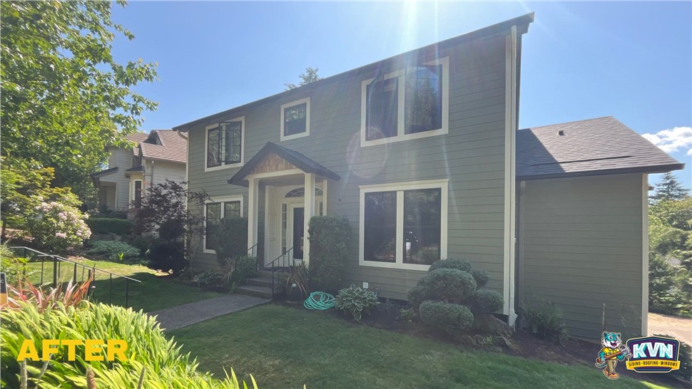 Gutters, Painting, Roofing, Siding Project in Happy Valley, OR by KVN Construction