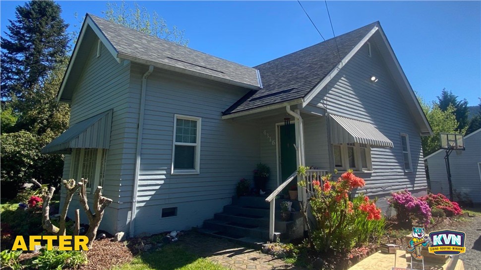 Gutters, Roofing Project in Kelso, Washington by KVN Construction