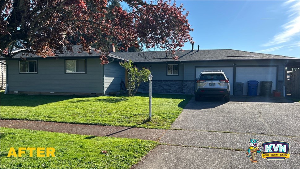 Gutters, Siding Project in Salem, OR by KVN Construction