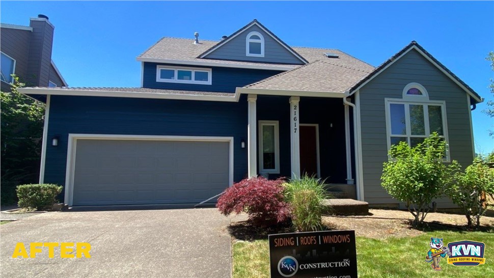 Painting, Siding, Windows Project in Sherwood, OR by KVN Construction