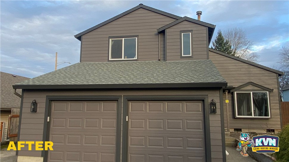 Gutters, Painting, Siding, Windows Project in Troutdale, Oregon by KVN Construction
