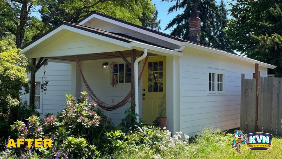 Gutters, Painting, Roofing, Siding Project in Portland, Oregon by KVN Construction