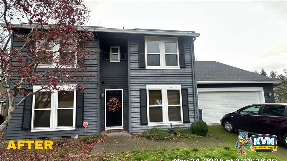 Gutters, Siding Project in Tigard, Oregon by KVN Construction