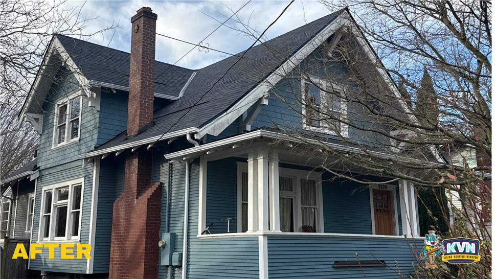 Roofing, Siding Project in Portland, OR by KVN Construction