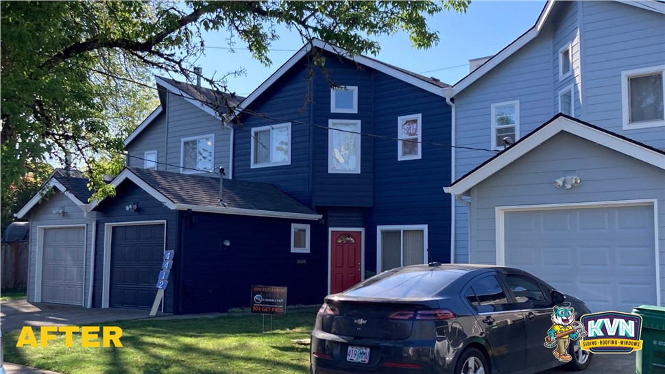 Gutters, Painting, Siding, Windows Project in Portland, Oregon by KVN Construction