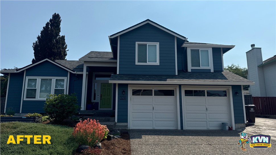 Gutters, Painting, Roofing, Siding, Windows Project in Gresham, Oregon by KVN Construction