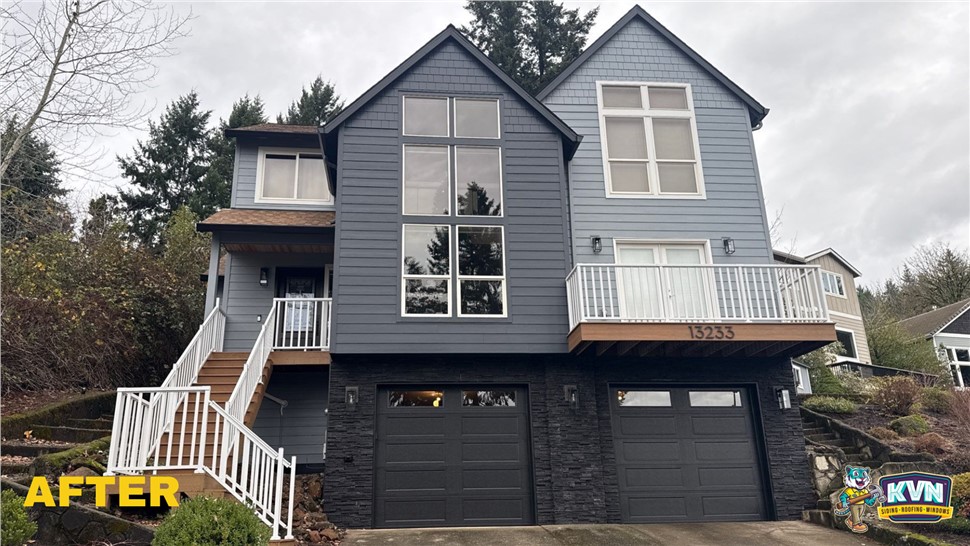 Gutters, Siding Project in Happy Valley, Oregon by KVN Construction