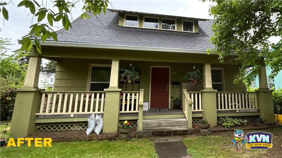 Painting, Roofing, Siding Project in Portland, Oregon by KVN Construction