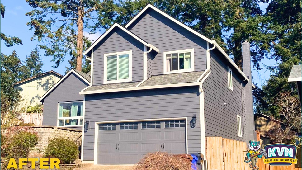 Doors, Gutters, Painting, Roofing, Siding, Windows Project in Gladstone, Oregon by KVN Construction