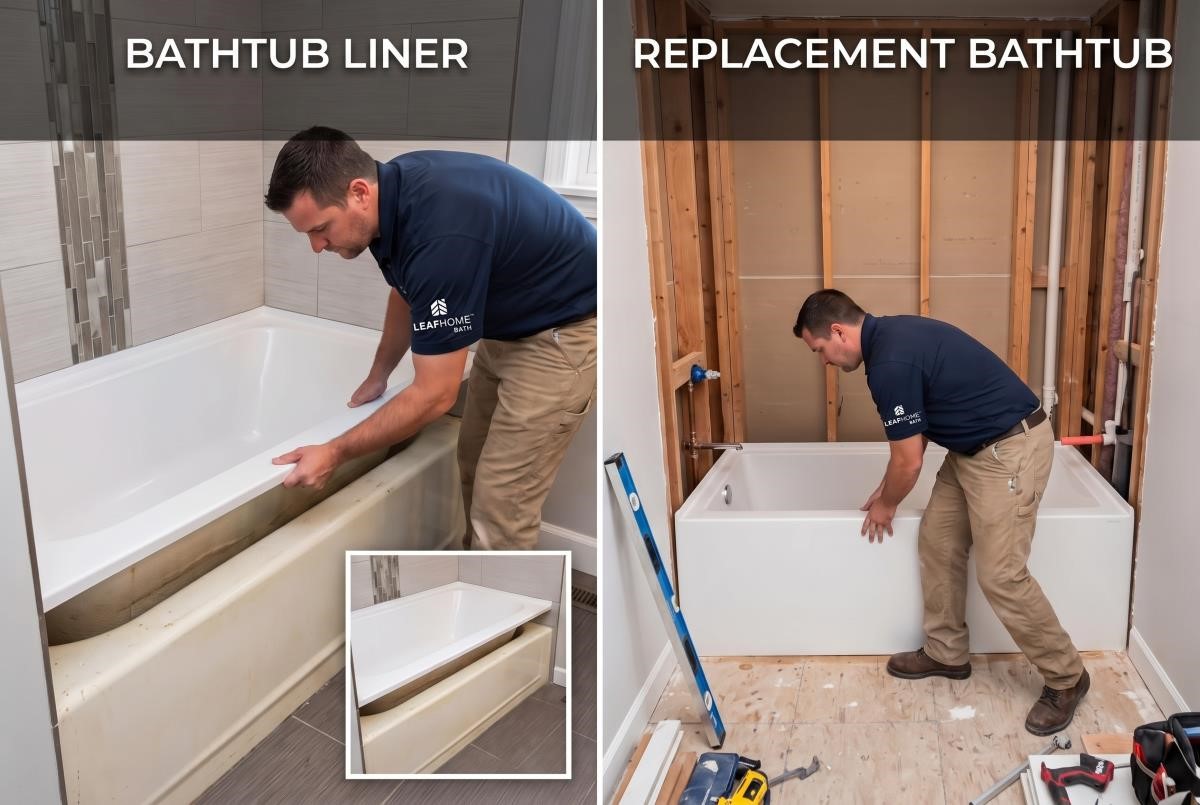 Replacement Bathtub vs. Bathtub Liner: Which Is Right for Your Home?
