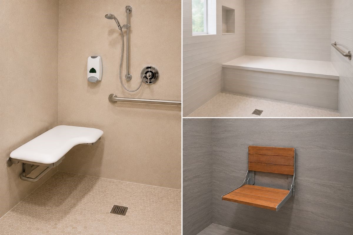 Consideration Options for a Permanent Shower Seat
