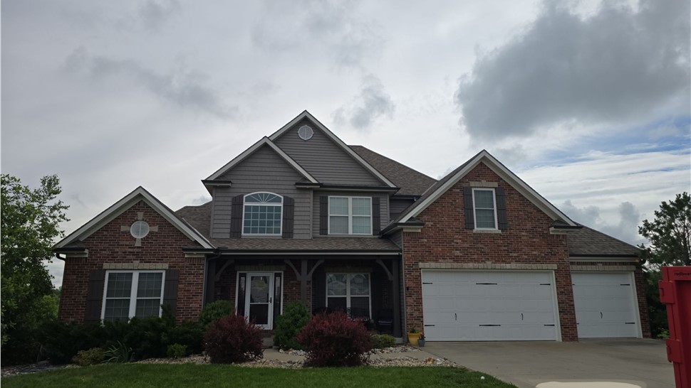 Gutters, Roofing, Siding, Storm Damage Project in Liberty, MO by Liberty Roofing Inc.