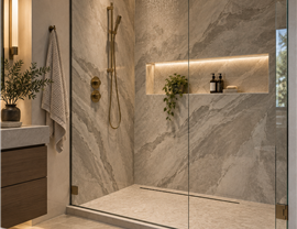 Solid Surface Shower Photo 29