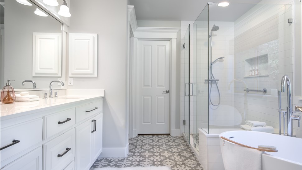 Custom Bathrooms Project in Mercer Island, WA by Lux Design Builds