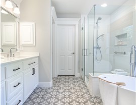 Custom Bathrooms Project in Mercer Island, WA by Lux Design Builds