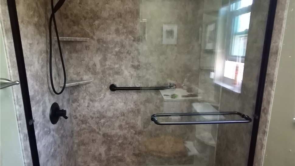 Showers, Walk-In Showers Project in New Smyrna Beach, FL by Luxury Bath of Central Florida