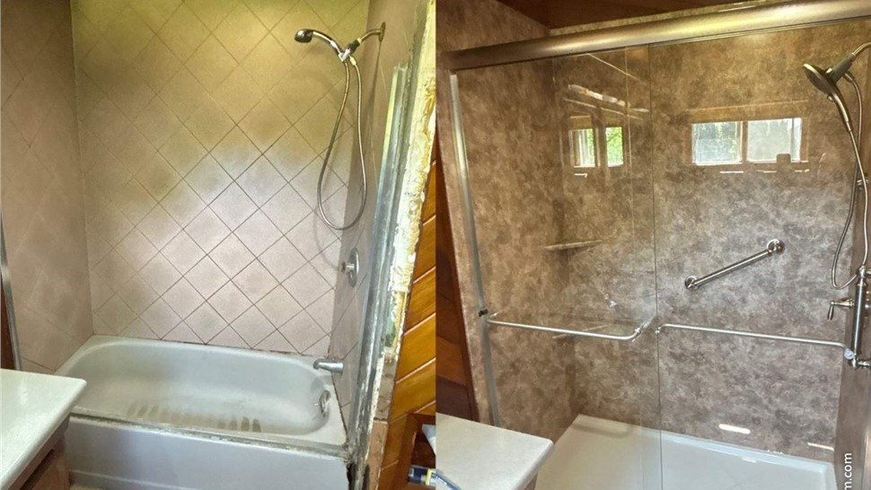 Showers Project in Zionsville, Pennsylvania by Luxury Bath NJPA