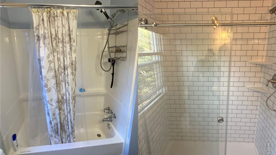Showers, Conversions, Bath Remodel Project in Matawan, New Jersey by Luxury Bath NJPA