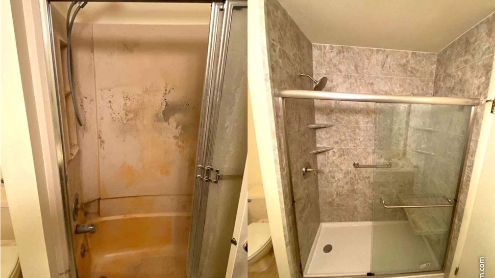 Conversions, Showers Project in Edison, NJ by Luxury Bath NJPA