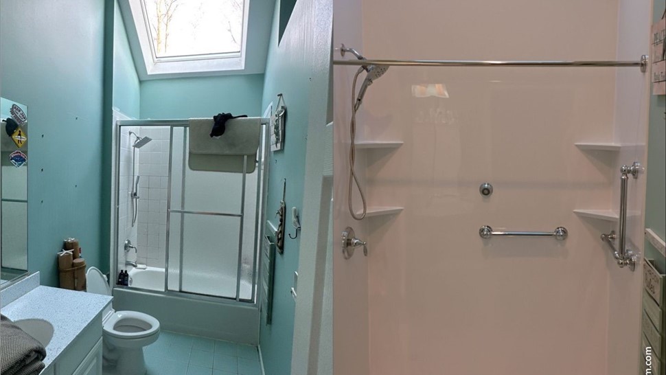 Bath Remodel, Conversions Project in Matawan, New Jersey by Luxury Bath NJPA