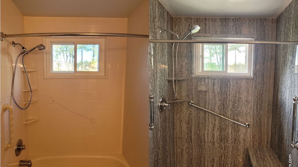 Conversions, Showers Project in Deptford, NJ by Luxury Bath NJPA