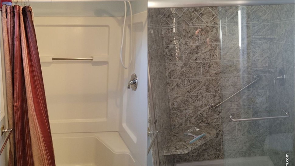 Showers Project in Richboro, PA by Luxury Bath NJPA