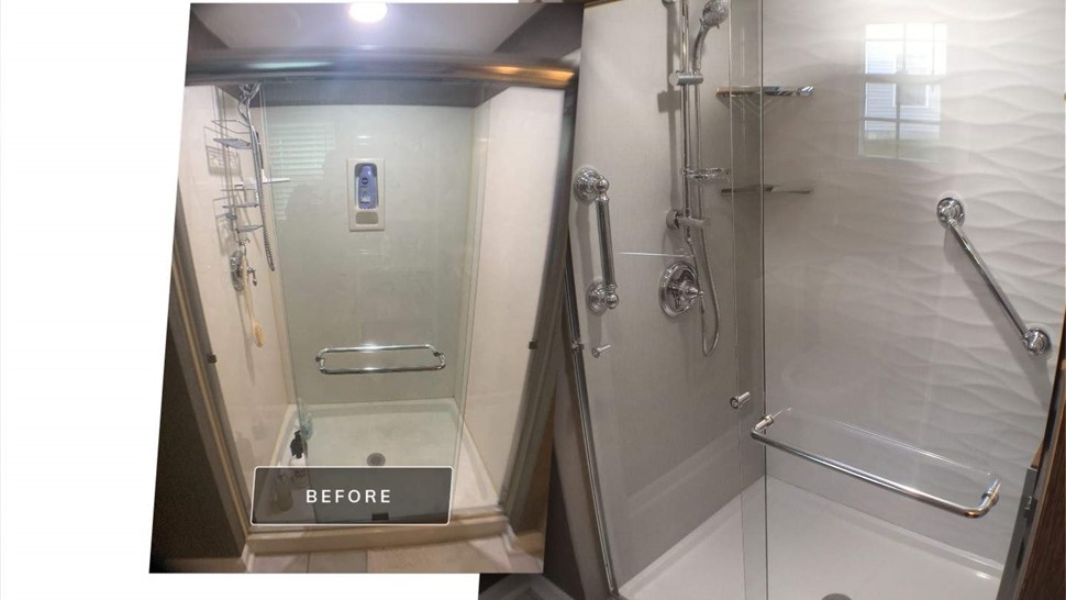 Showers Project in Mt Laurel Township, NJ by Luxury Bath NJPA