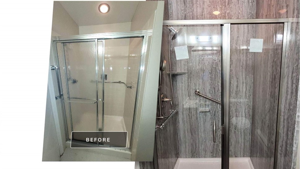 Showers Project in Monroe Township, NJ by Luxury Bath NJPA