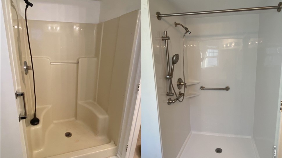 Showers Project in Mt Laurel Township, NJ by Luxury Bath NJPA