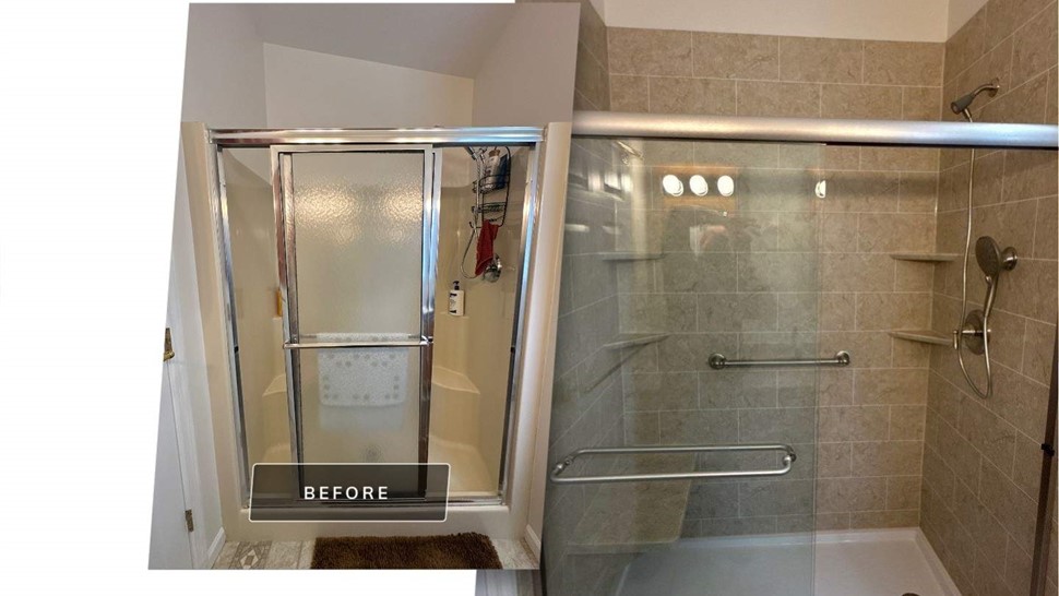 Showers Project in Mays Landing, New Jersey by Luxury Bath NJPA
