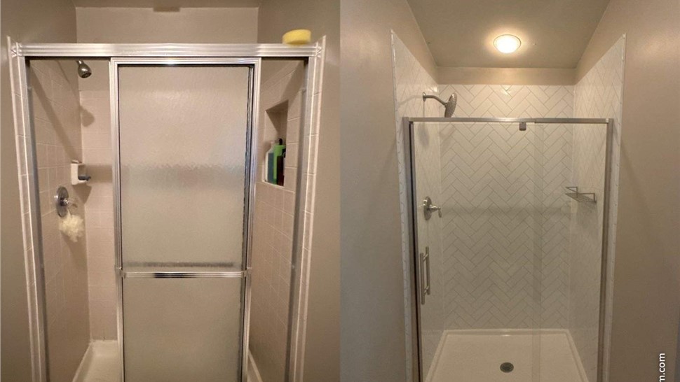 Showers Project in Mt Holly, NJ by Luxury Bath NJPA