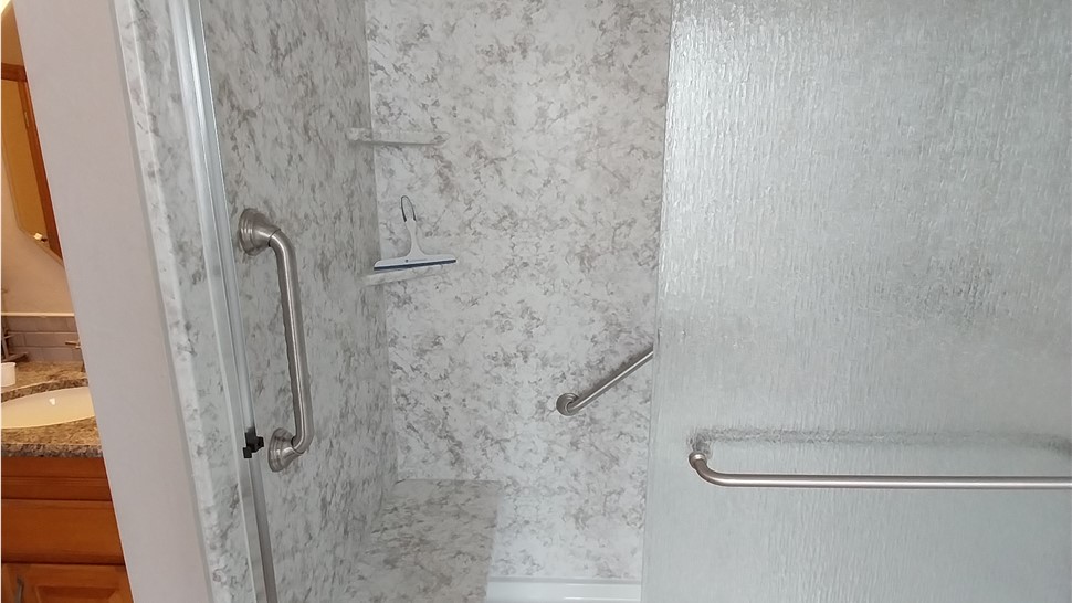 Shower Project in Lawton, Oklahoma by Luxury Bath of Texoma