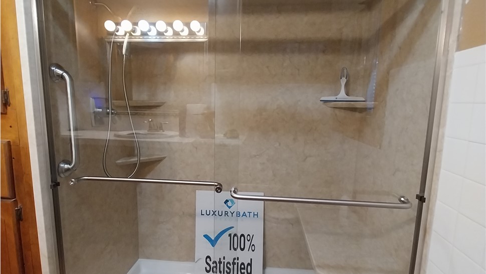 Shower Project in Vernon, Texas by Luxury Bath of Texoma