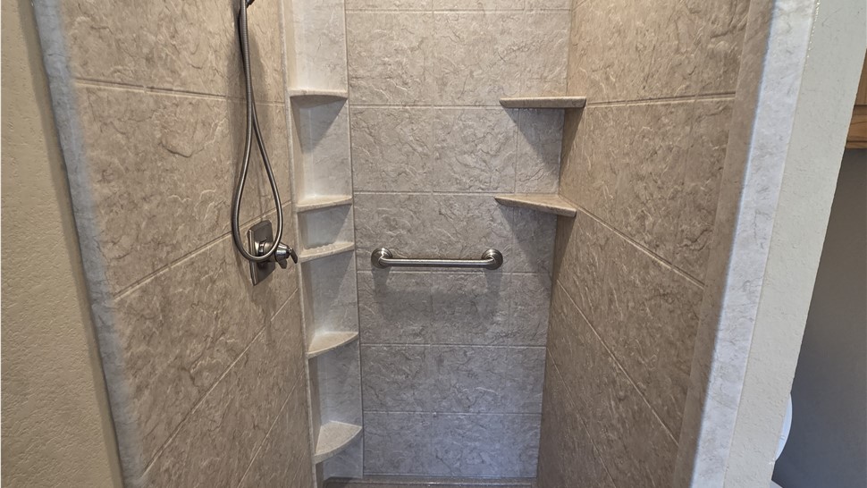 Shower Project in Wichita Falls, Texas by Luxury Bath of Texoma