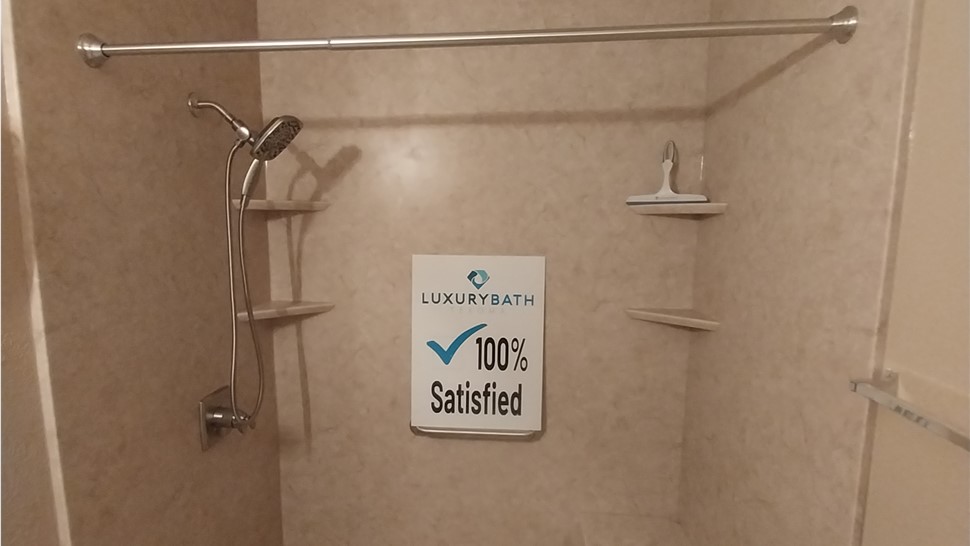 Shower Project in Wichita Falls, Texas by Luxury Bath of Texoma