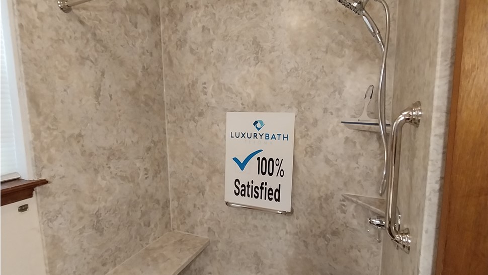 Shower Project in Lawton, Oklahoma by Luxury Bath of Texoma