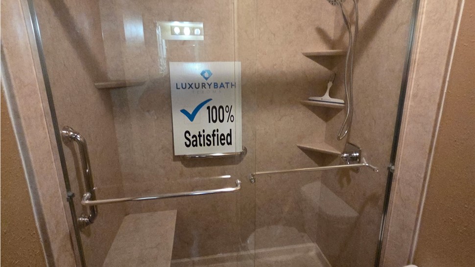 Shower Project in Iowa Park, Texas by Luxury Bath of Texoma